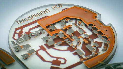 New at Leiton: Transparent Circuit Boards